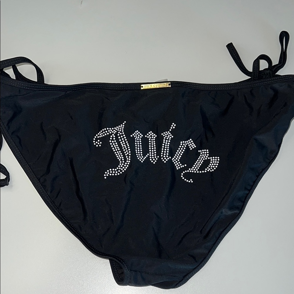 Juicy Couture Black Bikini Bottom